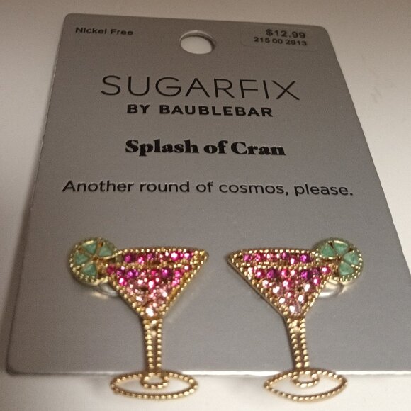 SUGARFIX BY BAUBLEBAR Jewelry - COPY - SUGARFIX BY BAUBLEBAR SPLASH OF CRAN EARRINGS